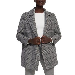 Theory Clairene double-face plaid jacket in grey, Size P, Like new